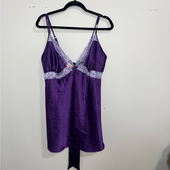 Torrid Purple Lace Trim Nightgown - Picture 3 of 7